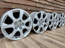 Laden Sie das Bild in den Galerie-Viewer, 4x Alufelge 17 Zoll 7.0" 5x112 37ET Glanz Silber 8R0601025E Audi Q5 Rim Wheel FEL2934433260uv