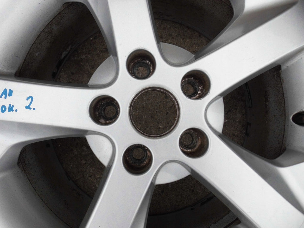 1x Alufelge 16 Zoll 6.5" 5x112 50ET Glanz Silber 1Z0601025AG Skoda Octavia Ii