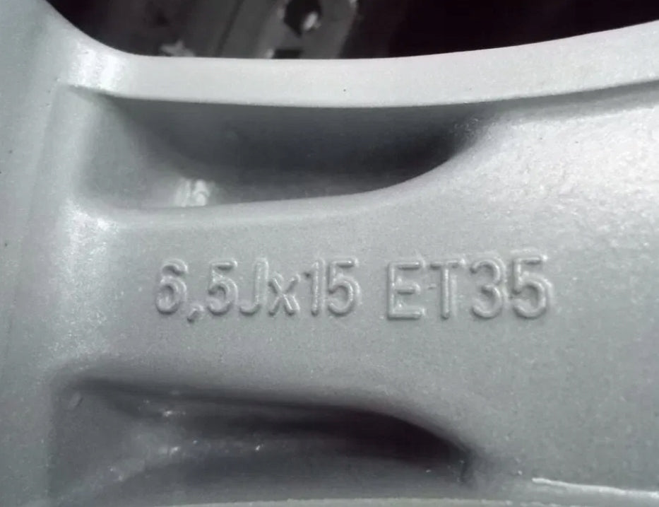 1x Alufelge 15 Zoll 6.5" 5x110 35ET 13116622 Opel Astra Zafira B Rim Wheel FEL4821043428hp