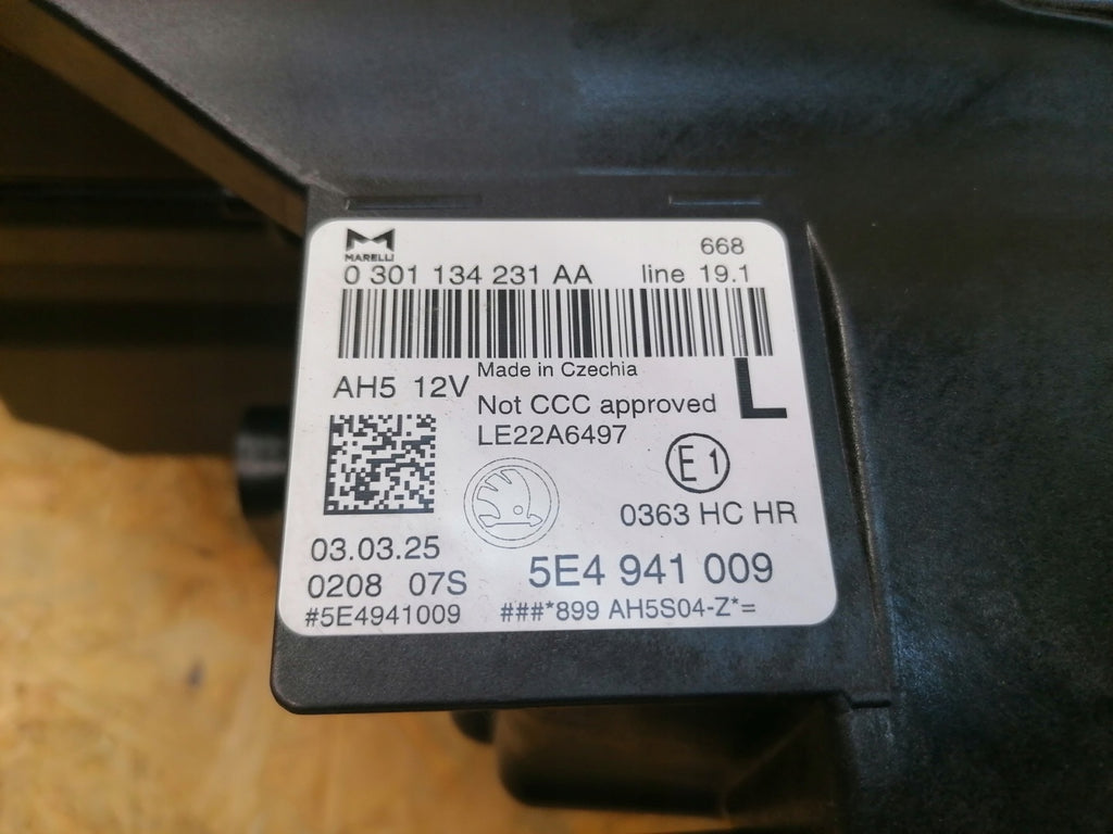 Frontscheinwerfer Skoda Octavia 5e3 I 5E4941009 Full LED Links Headlight SCH6428211758wb