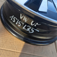 Laden Sie das Bild in den Galerie-Viewer, 1x Alufelge 15 Zoll 5.0" 4x100 35ET Glanz Schwarz 1S0601025AH VW Rim Wheel FEL4265206916no