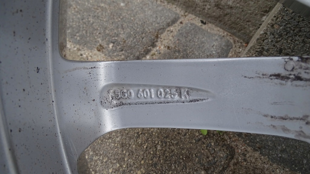 1x Alufelge 17 Zoll 6.0" 5x112 48ET 5G0601025K VW Golf Vii Rim Wheel FEL8716431510vv