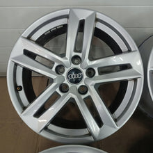 Load image into Gallery viewer, 4x Alufelge 17 Zoll 7.0" 5x112 42ET Glanz Silber 8W0601025P Audi A4 A3 Rim Wheel FEL6091946581tg