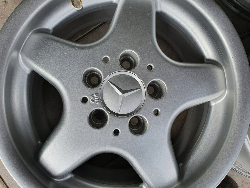 4x Alufelge 15 Zoll 7.0" 5x112 35ET Z5970535R Mercedes-Benz W203 W210 Rim Wheel FEL2967591009zb