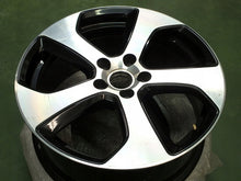 Load image into Gallery viewer, 1x Alufelge 18 Zoll 7.5&quot; 5x112 49ET Glanz Schwarz 5G0601025 Audi Leon Rim Wheel