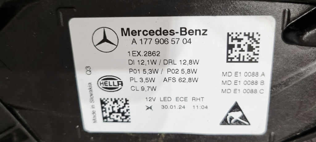 Frontscheinwerfer Mercedes-Benz 1779065704 Links Scheinwerfer Headlight SCH2918772900sa