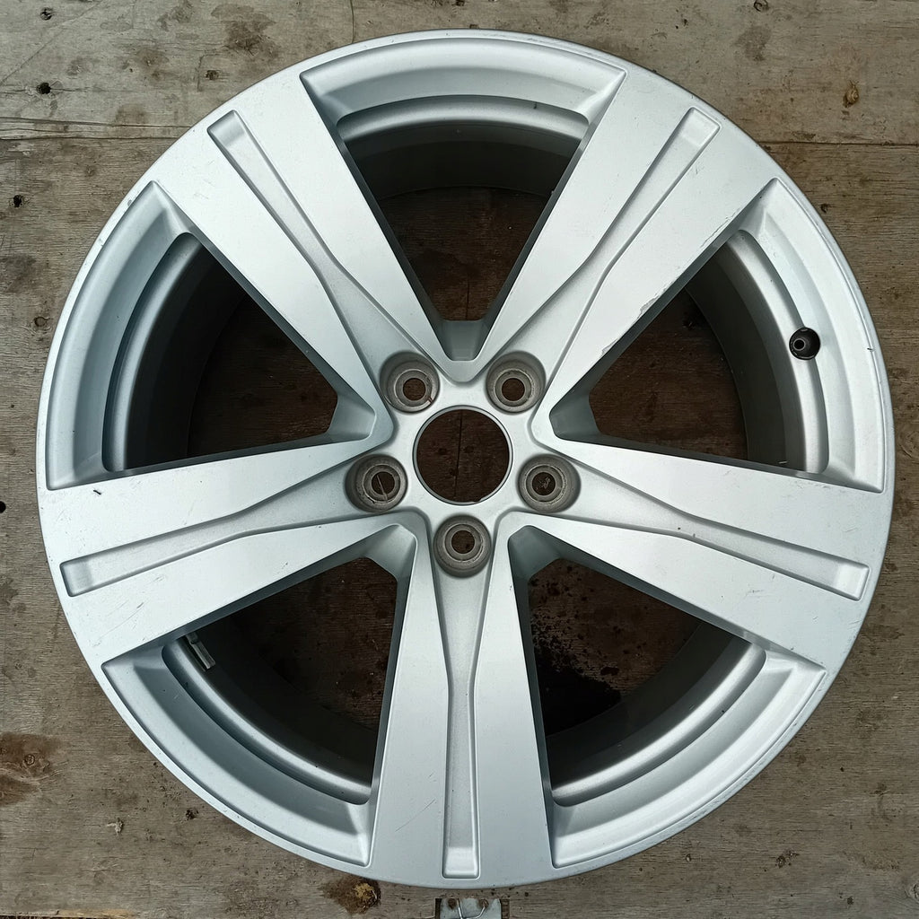 1x Alufelge 18 Zoll 8.0" 5x112 25ET Glanz Silber 4M0601025 Audi Q7 Rim Wheel