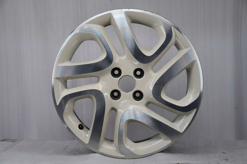 1x Alufelge 17 Zoll 7.0" 4x100 40ET Glanz Weiß 403008829 Renault Rim Wheel FEL9183072530wa