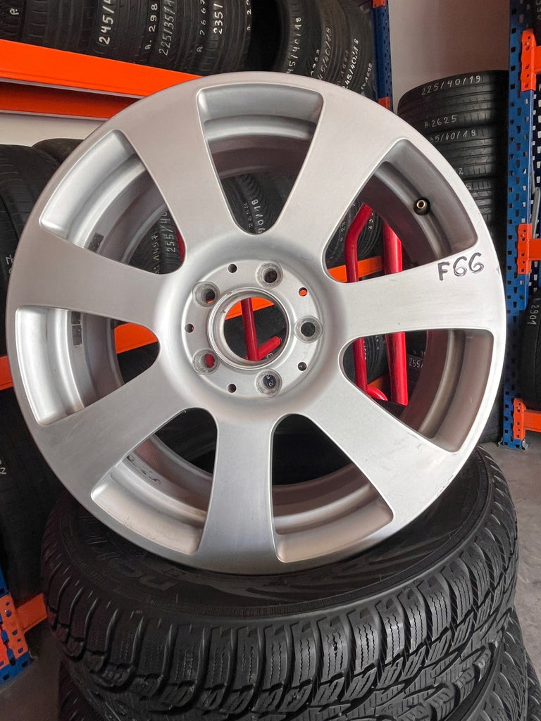 1x Alufelge 17 Zoll 7.5" 5x112 42 5ET Glanz Silber A2044013502 Mercedes-Benz