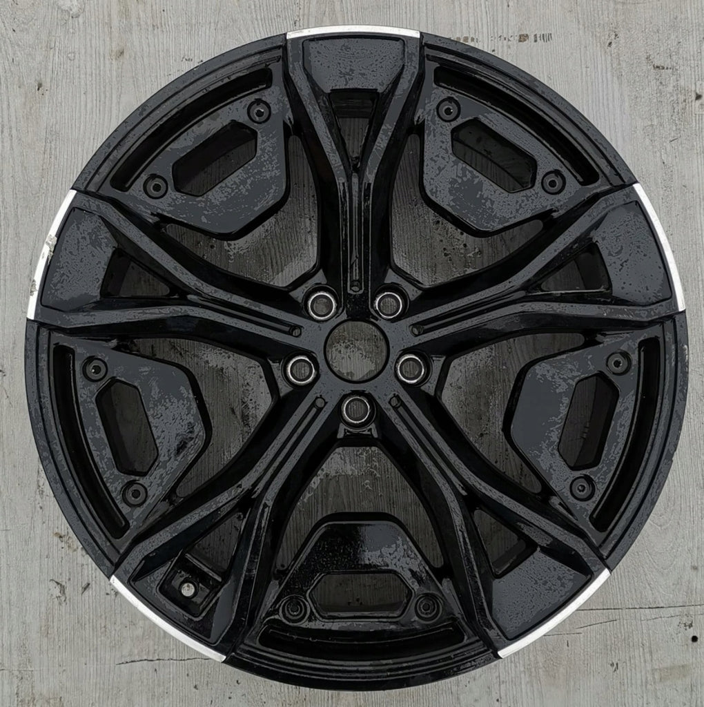 1x Alufelge 22 Zoll 9.5" 5x112 37ET Glanz Schwarz 5A02658 BMW Ix Rim Wheel FEL2209243354pm