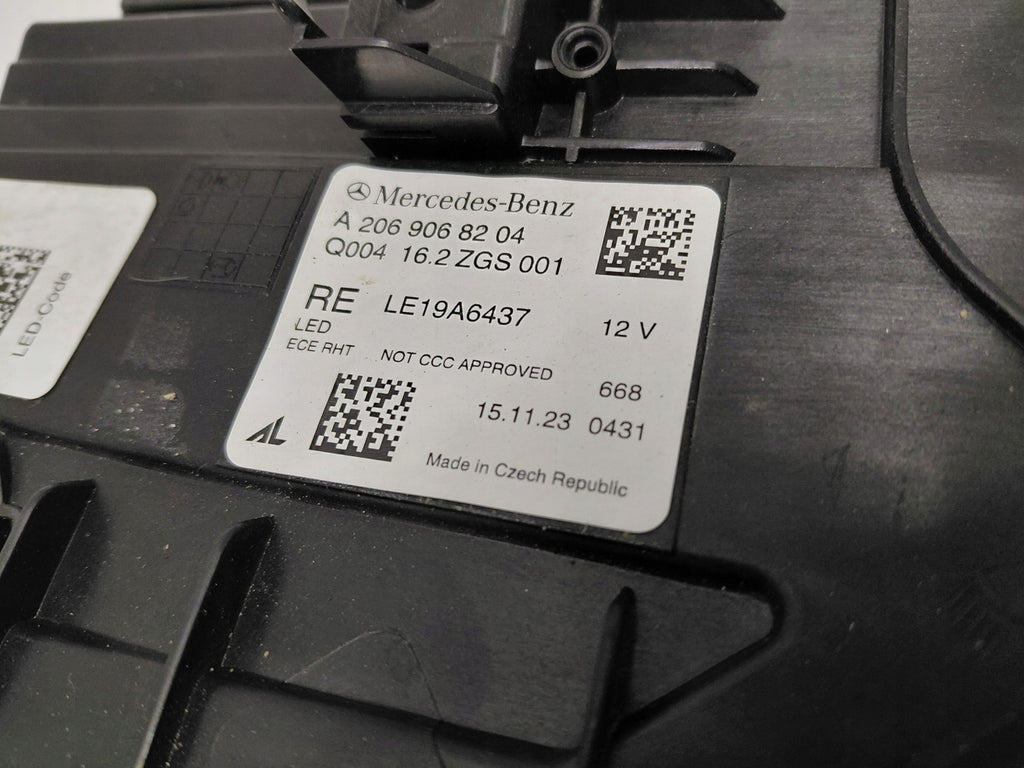 Frontscheinwerfer Mercedes-Benz W206 A2069068204 Full LED Rechts Headlight SCH1722582490sm