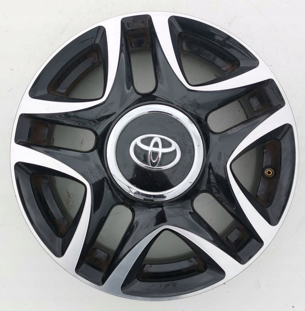 1x Alufelge 15 Zoll 5.0" 4x100 39ET Glanz Schwarz Toyota Yaris Rim Wheel FEL4007734807tf