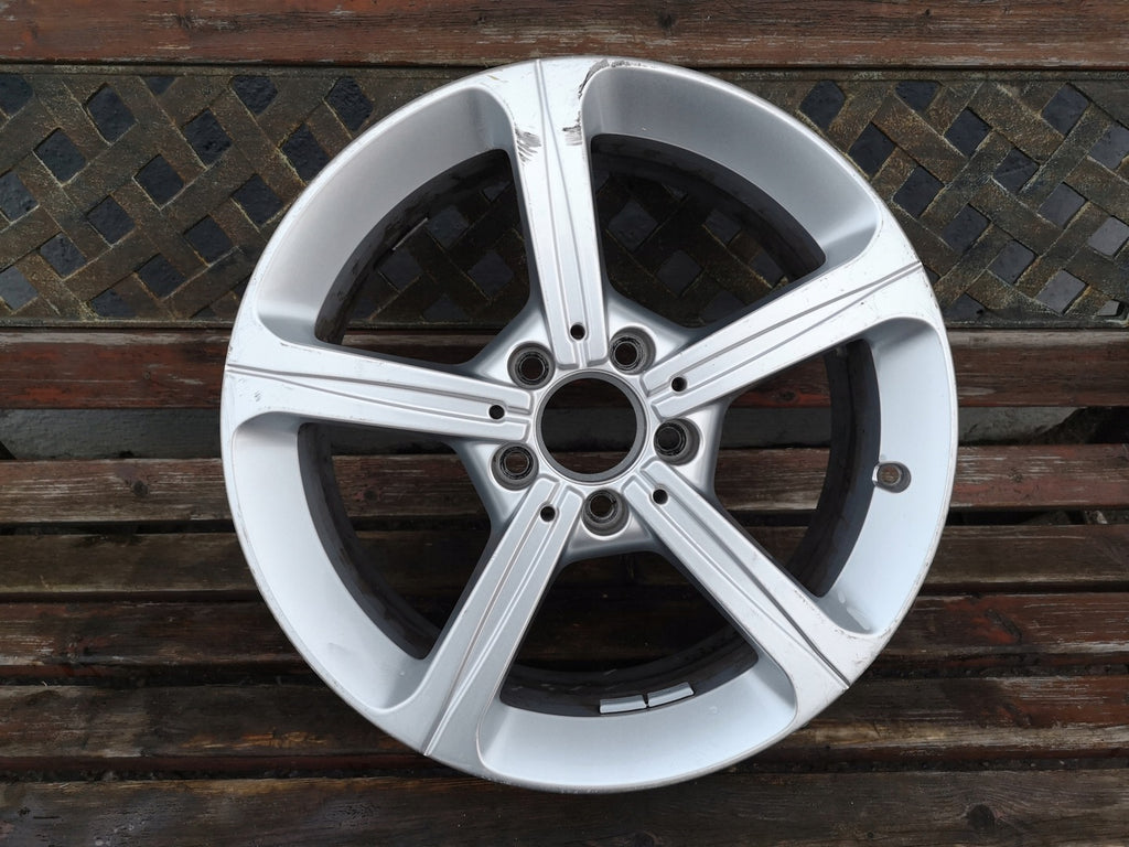 1x Alufelge 17 Zoll 6.5" 5x112 44ET Glanz Silber A1774011200 Mercedes-Benz W177