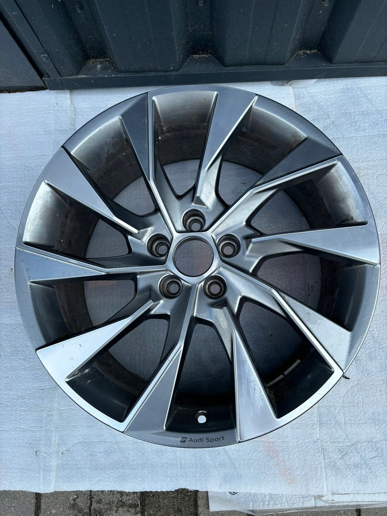 1x Alufelge 19 Zoll 8.0" 5x112 40ET Glanz Grau 8W0601025EL Audi A4 B9 Rim Wheel FEL8833324215dz