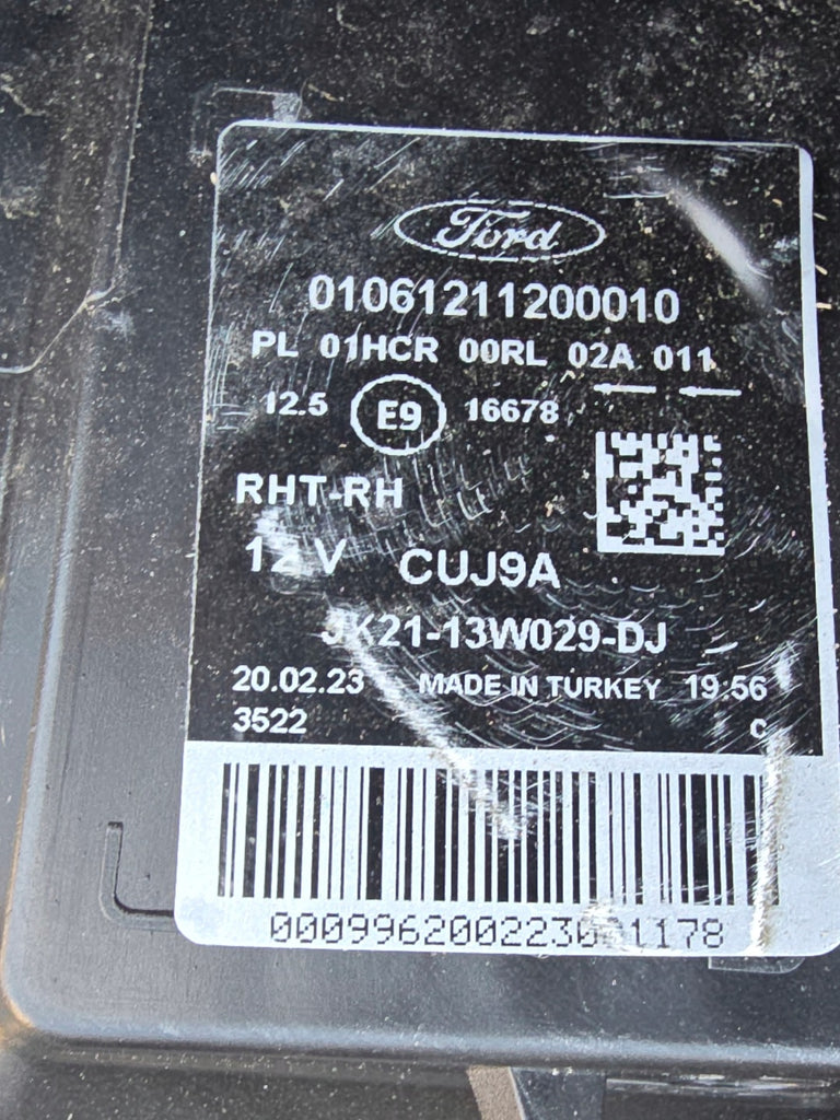 Frontscheinwerfer Ford Transit Custom JK2113W029-DJ Rechts Headlight SCH5225552235yu