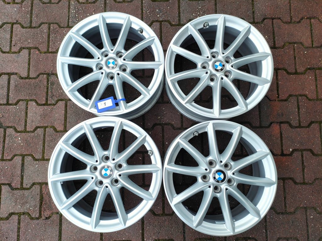 4x Alufelge 17 Zoll 7.5" 5x112 52ET Glanz Silber 6856061 BMW F39 X1 F48 FEL7710619908dt