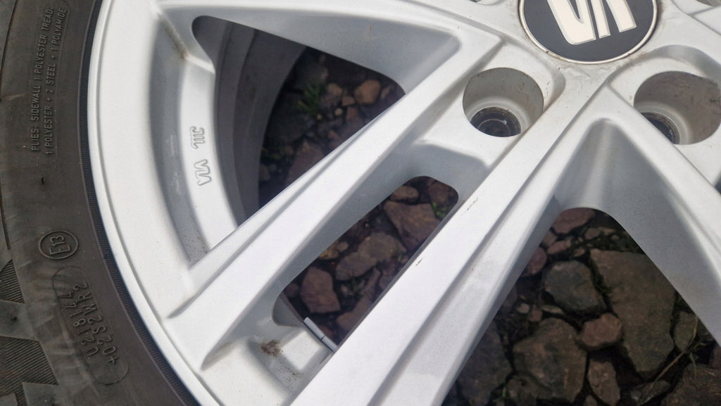 4x Alufelge 16 Zoll 6.0" 5x112 43ET Silber SE026016 Mg I Rim Wheel FEL4061513423de