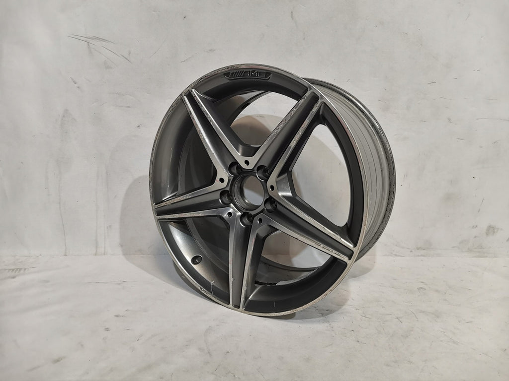 1x Alufelge 18 Zoll 8.5" 5x112 49ET A2054011200 Mercedes-Benz Amg Rim Wheel