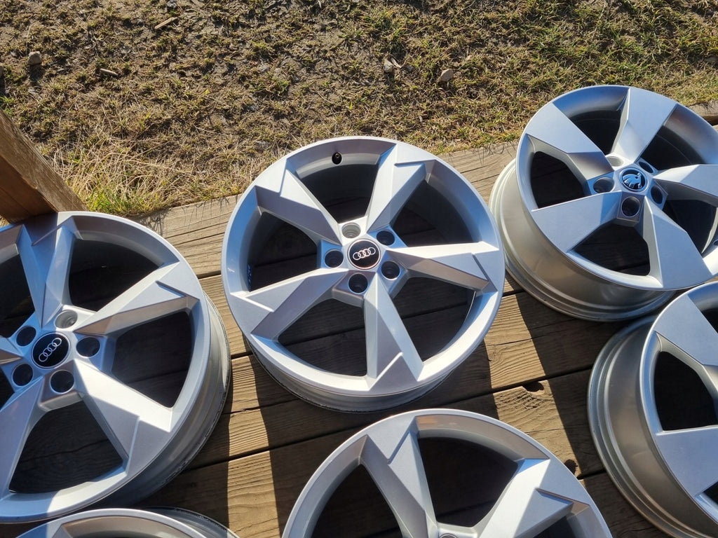 4x Alufelge 19 Zoll 7.0" 5x112 43ET Glanz Silber 83A601025 Audi Super Rim Wheel FEL8985442229nr