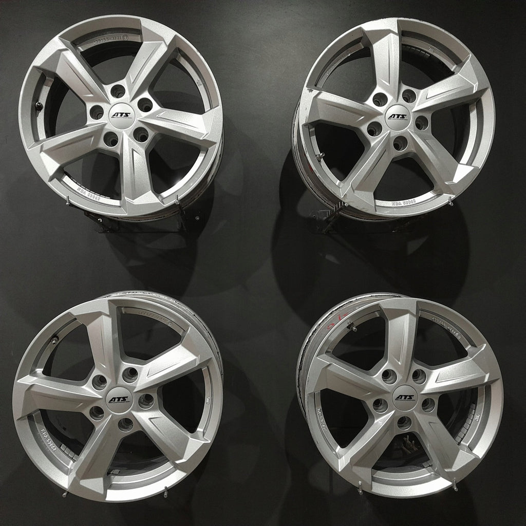 4x Alufelge 16 Zoll 6.5" 5x112 46ET Silber KBA52862 Skoda Octavia I Rim Wheel FEL1668008658ms