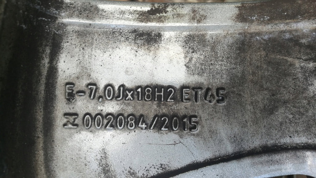 1x Alufelge 18 Zoll 7.0" 5x112 45ET Glanz 81A601025G Audi Q2 Mg Rim Wheel FEL1694557641sk