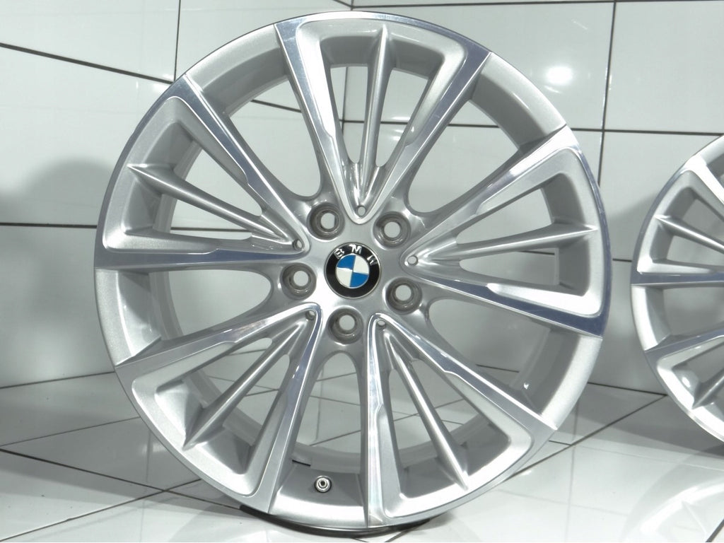4x Alufelge 18 Zoll 8.0" 5x112 30ET Glanz Silber 6867339 BMW G32 G11 G12 FEL1433204630si