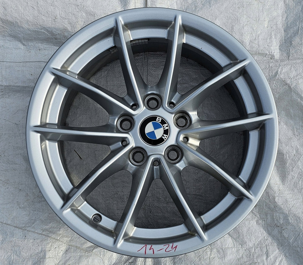 1x Alufelge 16 Zoll 6.5" 5x112 22ET Glanz Silber 6876921 BMW 3 G21 G20 Rim Wheel