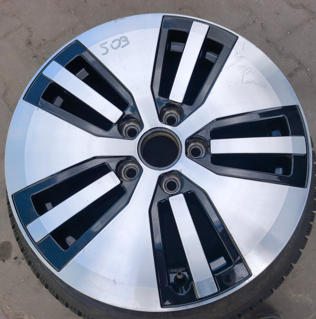 1x Alufelge 16 Zoll 6.5" 5x112 46ET 5GE601025 VW Caddy V Golf I Rim Wheel FEL1597214366ma