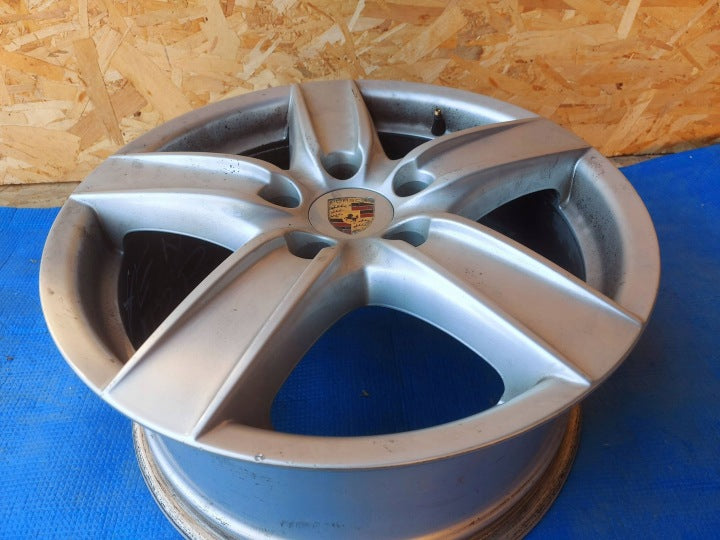 1x Alufelge 18 Zoll 8.0" 5x130 53ET Matt Silber 7P5601025D Porsche Cayenne 92a FEL1918404712fz