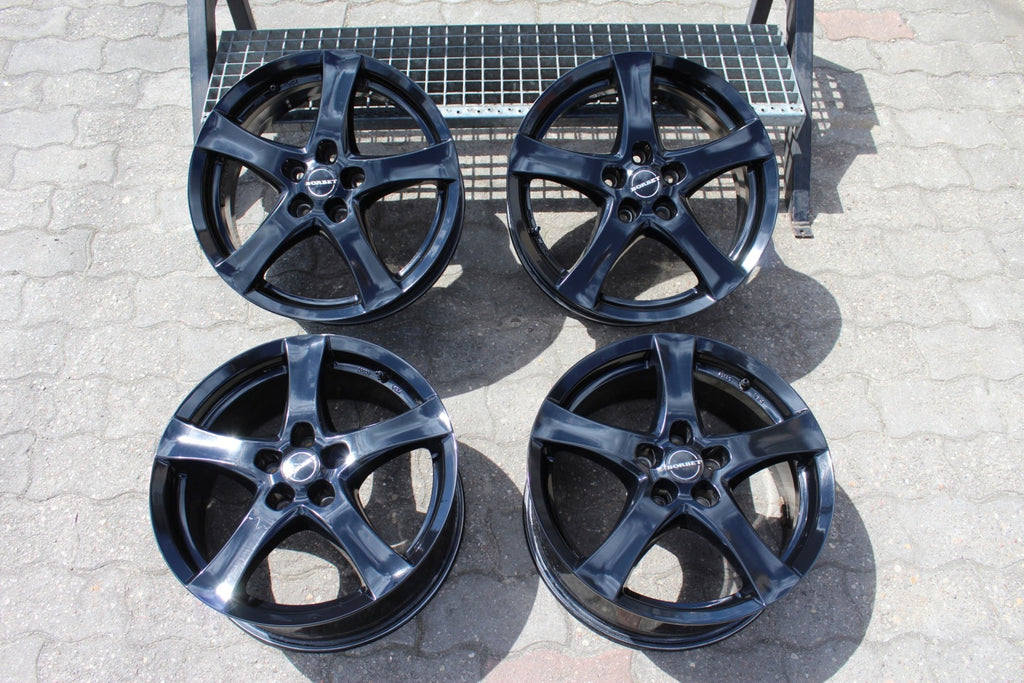 4x Alufelge 17 Zoll 7.0" 5x114.3 40ET Glanz Schwarz KBA-48362- Hyundai I FEL4119468009rv