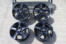 Load image into Gallery viewer, 4x Alufelge 17 Zoll 7.0" 5x114.3 40ET Glanz Schwarz KBA-48362- Hyundai I FEL4119468009rv