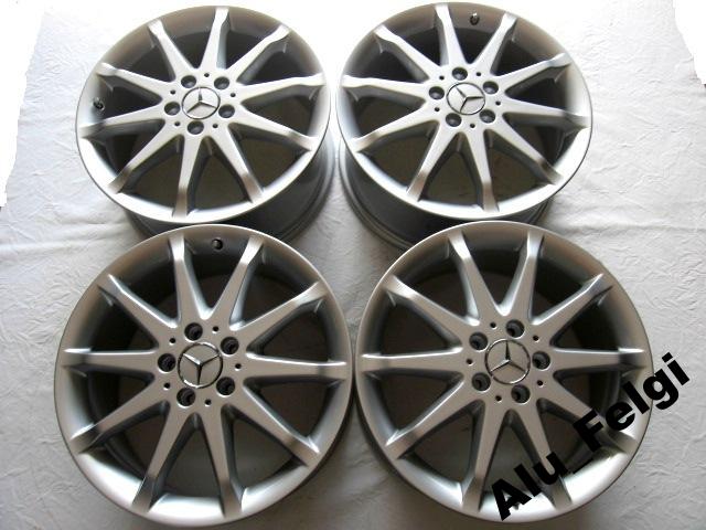 1x Alufelge 18 Zoll 8.0" 5x112 67ET Glanz Silber A2514011102 Mercedes-Benz