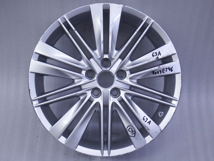 1x Alufelge 17 Zoll 7.0" 5x100 46ET 6JA601025E Seat Toledo Rim Wheel FEL3694685369zo