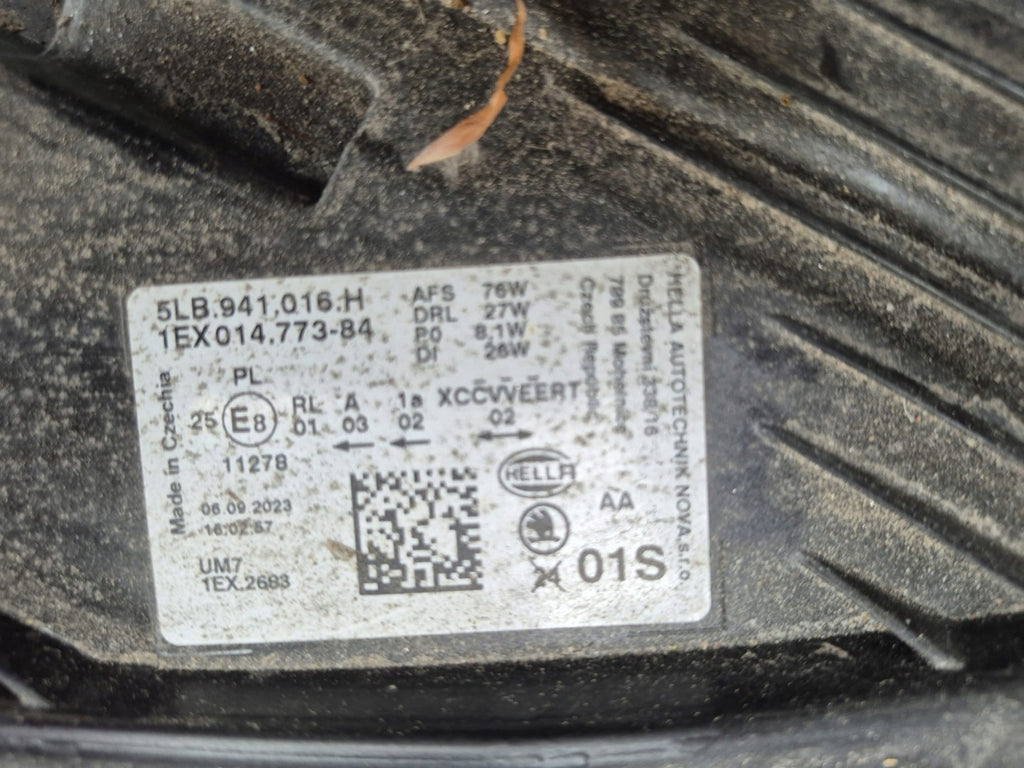 Frontscheinwerfer Skoda Enyaq 5LB941016H Rechts Scheinwerfer Headlight SCH2518384152oe
