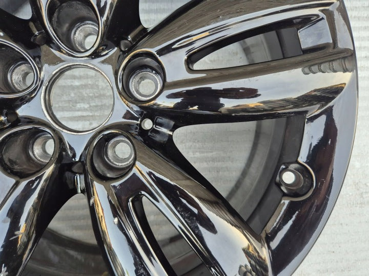 1x Alufelge 17 Zoll 7.0" 5x112 54ET Glanz Schwarz 6856057BLA Mini F56 F55 FEL8219983300sh
