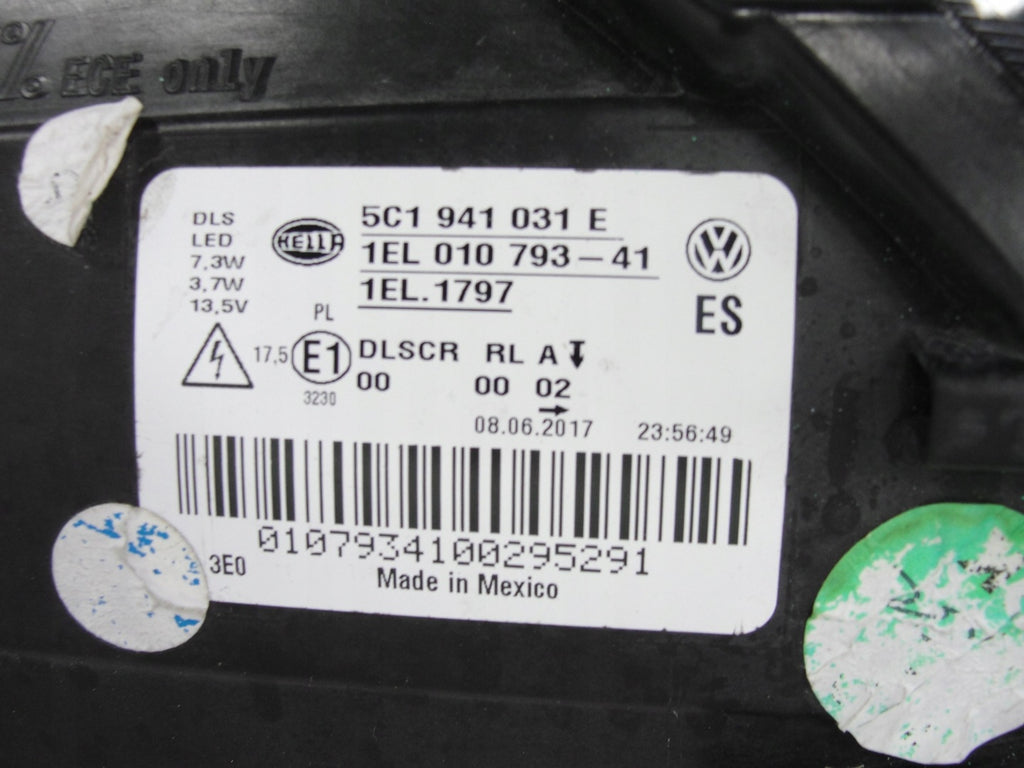 Frontscheinwerfer VW Beetle 5C1941031E Links Scheinwerfer Headlight SCH2197606337mn