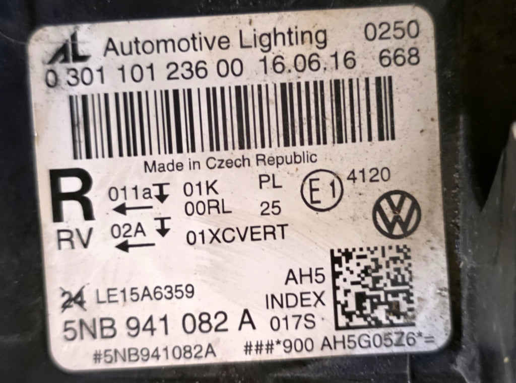 Frontscheinwerfer VW Tiguan 5NB941082A Full LED Rechts Scheinwerfer Headlight SCH6199539293kj
