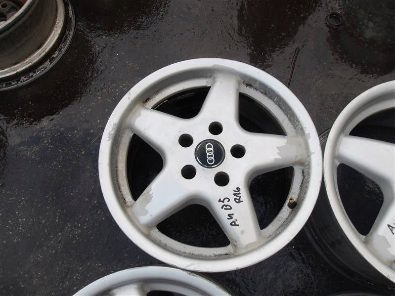 4x Alufelge 16 Zoll 7.5" 5x112 35ET Glanz Silber Audi A4 B5 Rim Wheel FEL5578453791by