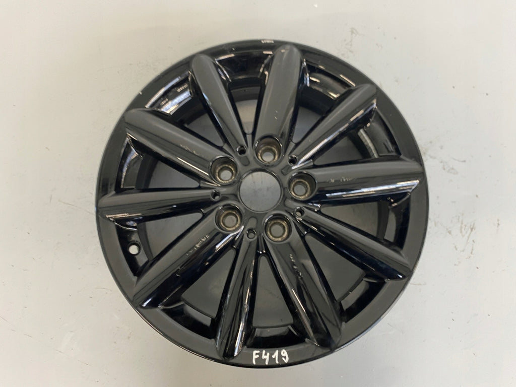 1x Alufelge 16 Zoll 5.5" 5x112 46ET Glanz Schwarz 6866674 Mini F57 F56 F55 FEL5873960466ga