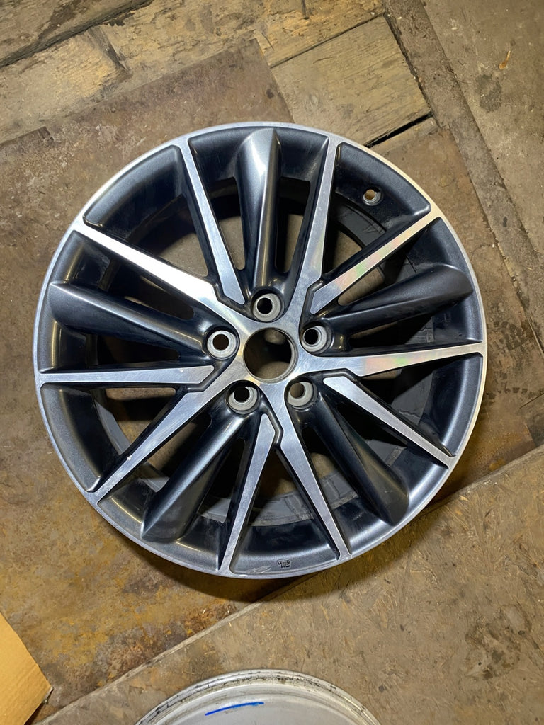 1x Alufelge 18 Zoll 8.0" 5x114.3 50ET Glanz Schwarz Mg Camry Rim Wheel FEL1478947773jj