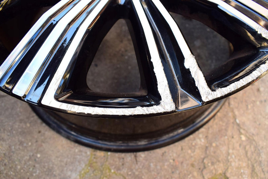 1x Alufelge 18 Zoll 8.0" 5x108 42ET Glanz Schwarz 31471312 Volvo Xc90 Xc60