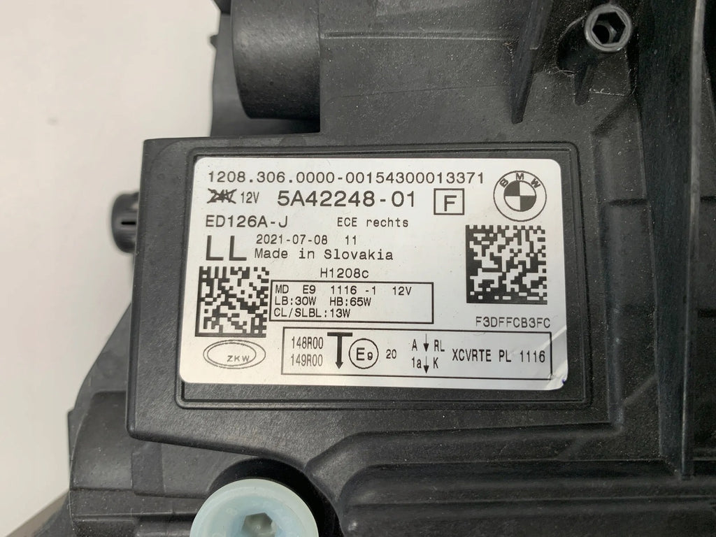 Frontscheinwerfer BMW 2 U06 5A42247 5A42248 Ein Stück (Rechts oder Links)