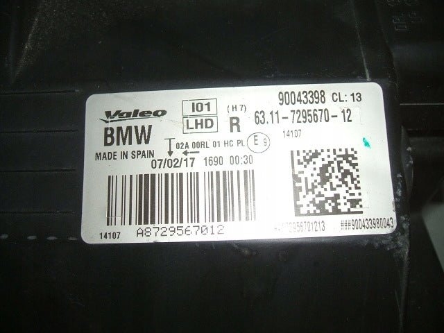 Frontscheinwerfer BMW I3 7595669-12 7595670-12 LED Ein Stück (Rechts oder Links) SCH7613768710xj