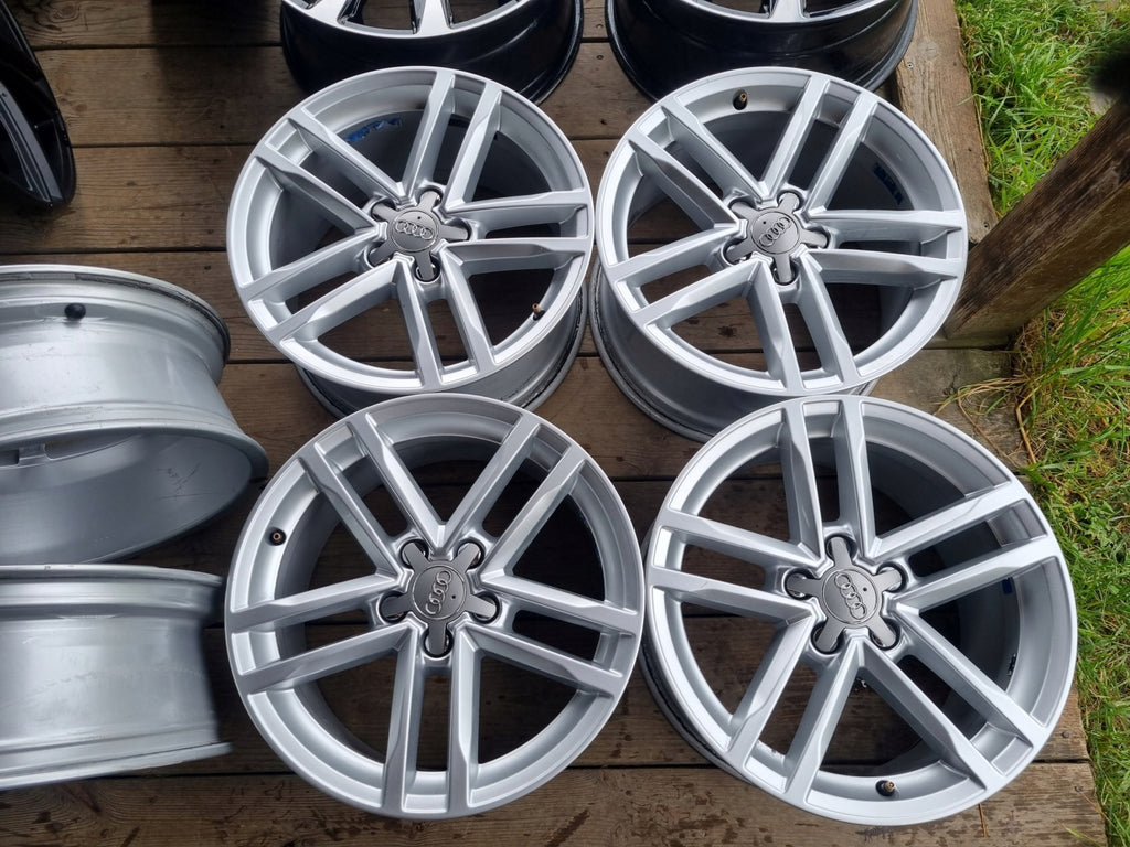 4x Alufelge 17 Zoll 8.5" 5x112 50ET Silber 8S0601025A Audi Tt Rim Wheel FEL5859348672kc