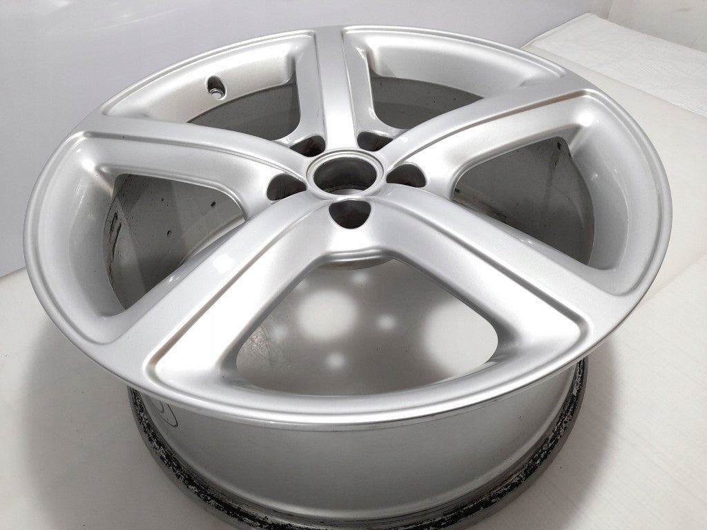 1x Alufelge 19 Zoll 8.0" 5x112 39ET Glanz Silber 8R0601025 Audi Super Rim Wheel