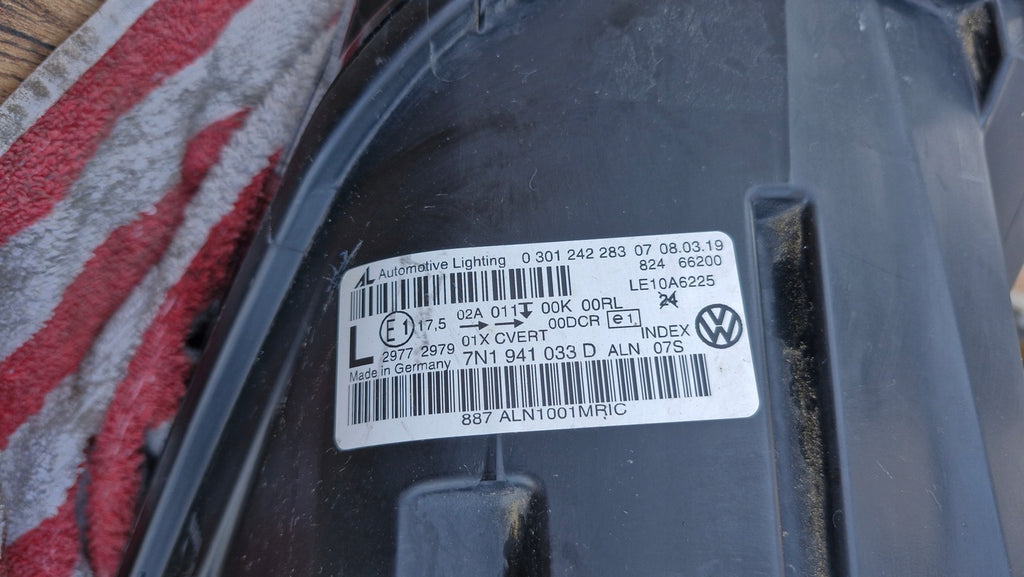 Frontscheinwerfer VW Sharan 7N1941033D Xenon Ein Stück (Rechts oder Links) SCH2306233412bq