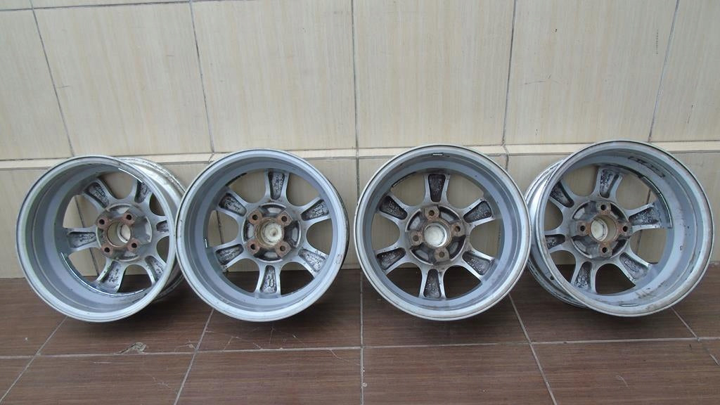 4x Alufelge 15 Zoll 6.0" 4x108 26ET Rim Wheel FEL4135644533um
