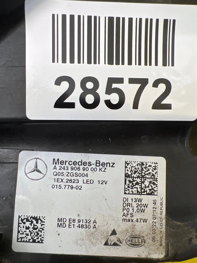 Frontscheinwerfer Mercedes-Benz Eqa Eqb A2439069000 LED Rechts Headlight SCH7995370025fv