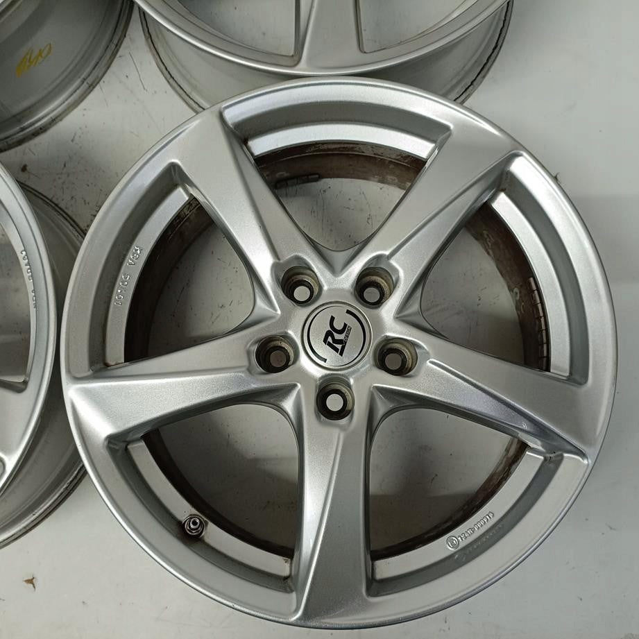 4x Alufelge 17 Zoll 7.0" 5x112 47ET Glanz Silber Audi I Rim Wheel FEL5632386341hx