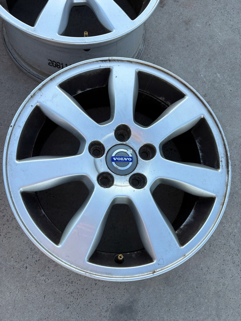 4x Alufelge 16 Zoll 7.0" 5x108 50ET Glanz Silber Volvo V70 Iii Rim Wheel FEL3996061169ba